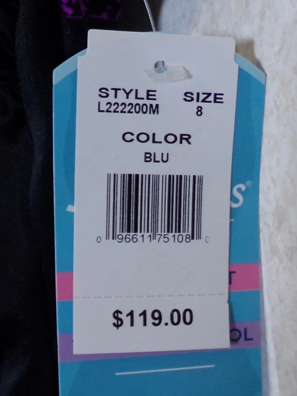 NWT Swim Solutions Blu/Blk Multi One Pc Swim, Bust,Tummy & Waist Enhancement Sz8 - Picture 8 of 11